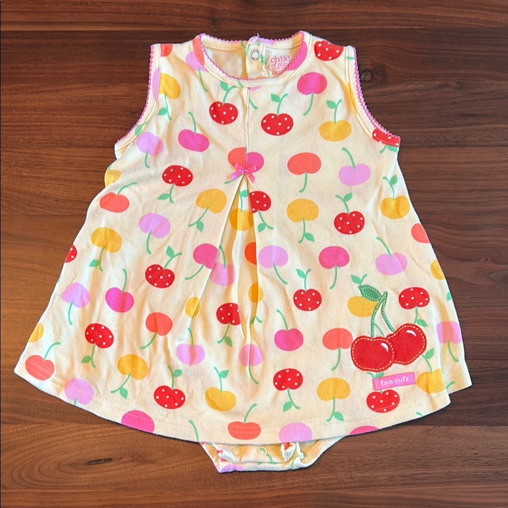 Carter's Child of Mine Fruit Pattern Baby Dress